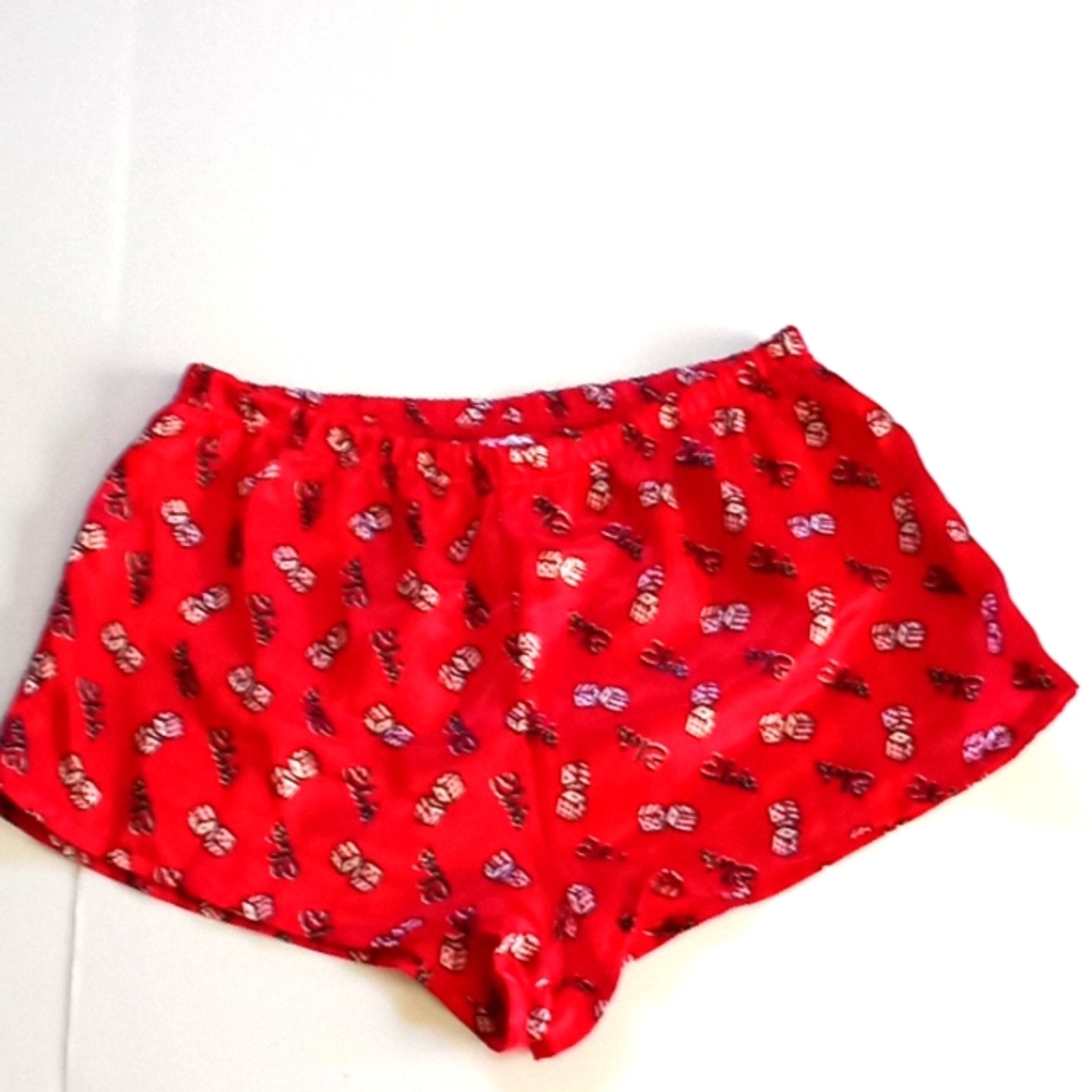 Women's Pajama Shorts - Size (XL) - Red